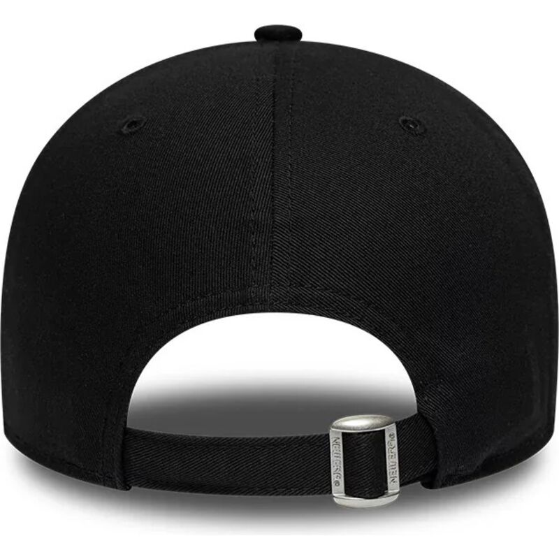 new-era-curved-brim-black-and-grey-logo-9forty-team-outline-chicago-bulls-nba-black-adjustable-cap
