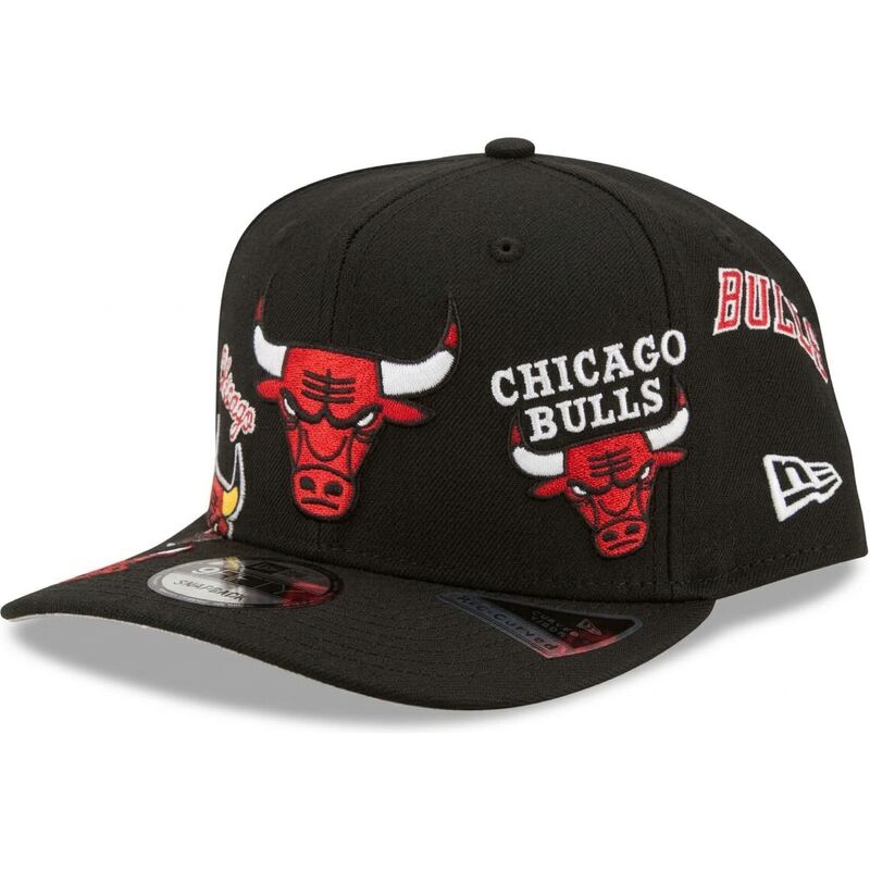 new-era-curved-brim-9fifty-a-frame-precurved-multi-patch-chicago-bulls-nba-black-snapback-cap