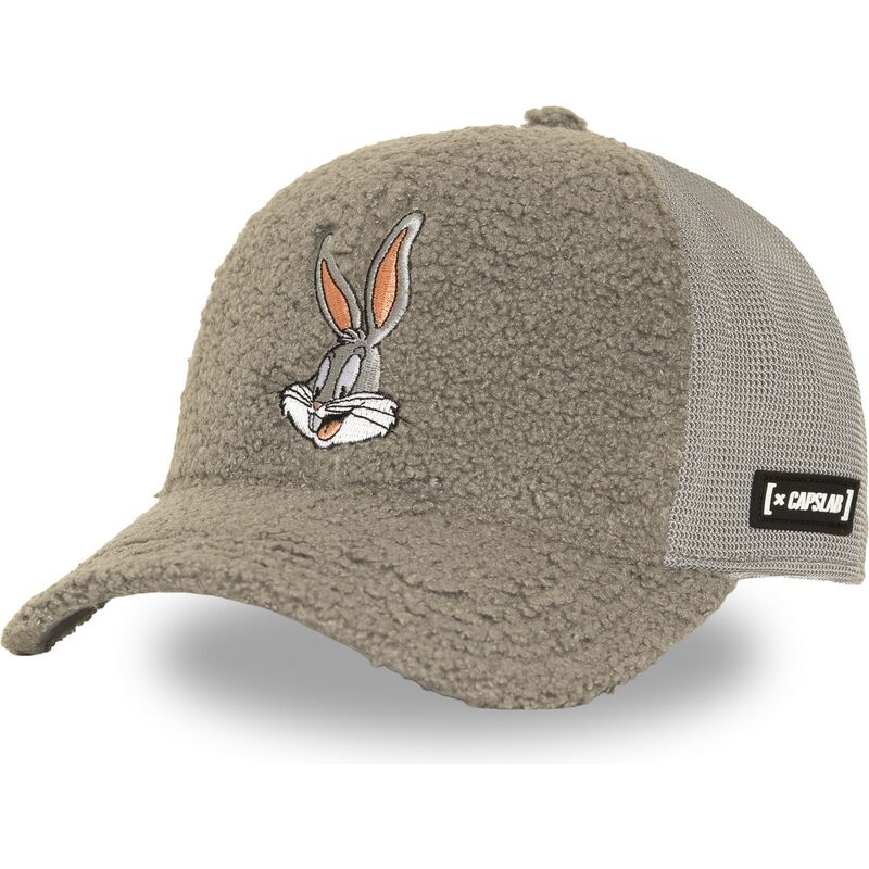 capslab-bugs-bunny-loo14-bun-looney-tunes-grey-trucker-hat capslab-bugs-bunny-loo14-bun-looney-tunes-grey-trucker-hat