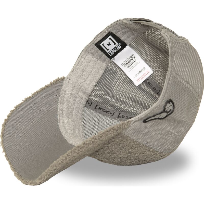 capslab-bugs-bunny-loo14-bun-looney-tunes-grey-trucker-hat capslab-bugs-bunny-loo14-bun-looney-tunes-grey-trucker-hat