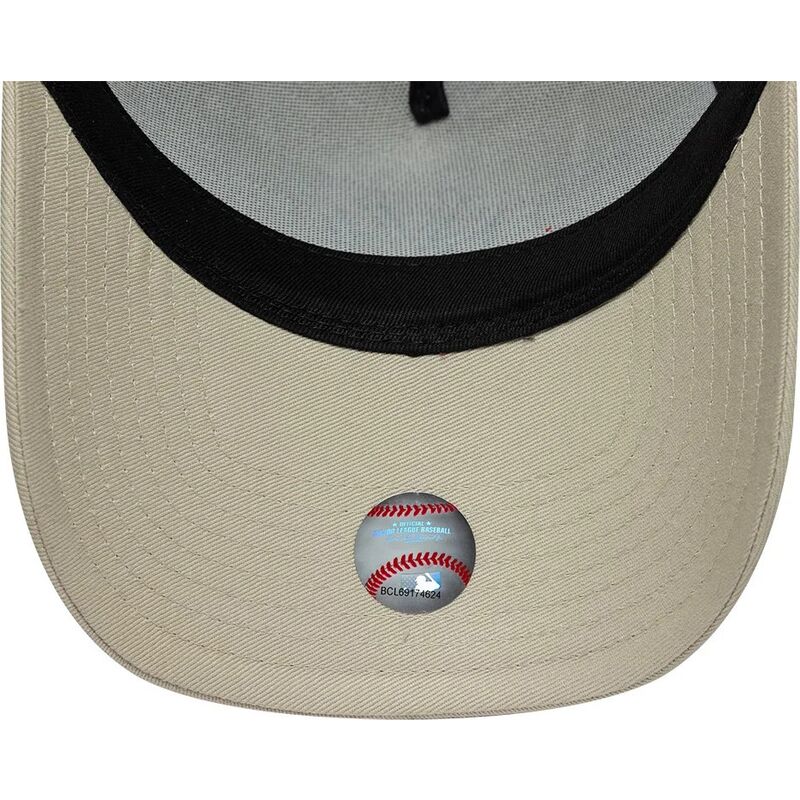new-era-black-logo-a-frame-league-essential-new-york-yankees-mlb-beige-and-black-trucker-hat new-era-black-logo-a-frame-league-essential-new-york-yankees-mlb-beige-and-black-trucker-hat