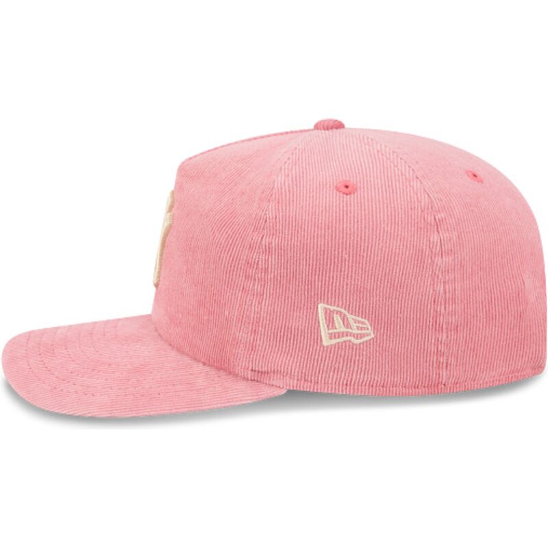 new-era-curved-brim-19twenty-precurved-corduroy-pastel-new-york-yankees-mlb-pink-adjustable-cap