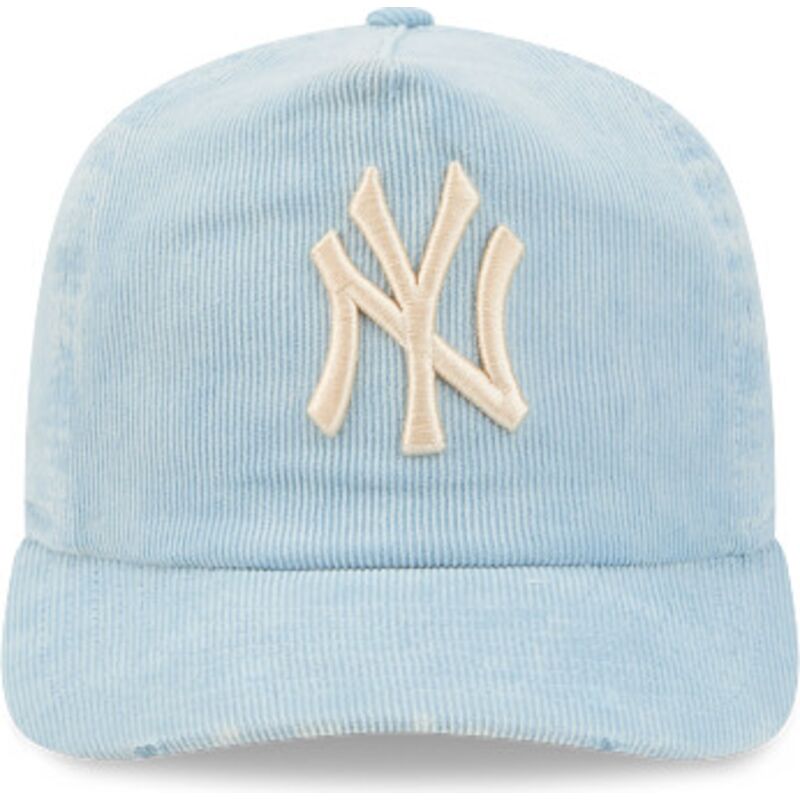 new-era-curved-brim-19twenty-precurved-corduroy-pastel-new-york-yankees-mlb-blue-adjustable-cap
