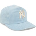 new-era-curved-brim-19twenty-precurved-corduroy-pastel-new-york-yankees-mlb-blue-adjustable-cap