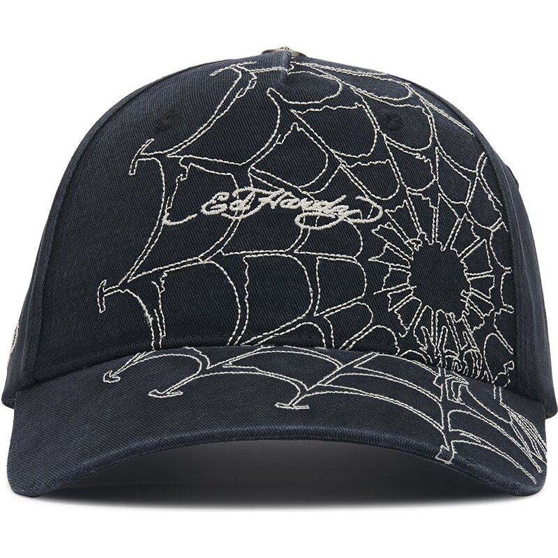 ed-hardy-curved-brim-spiderweb-black-and-white-adjustable-cap ed-hardy-curved-brim-spiderweb-black-and-white-adjustable-cap
