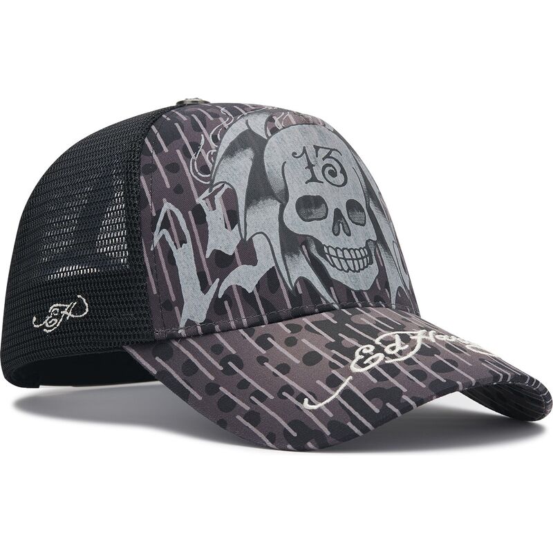 ed-hardy-13-skull-black-trucker-hat ed-hardy-13-skull-black-trucker-hat