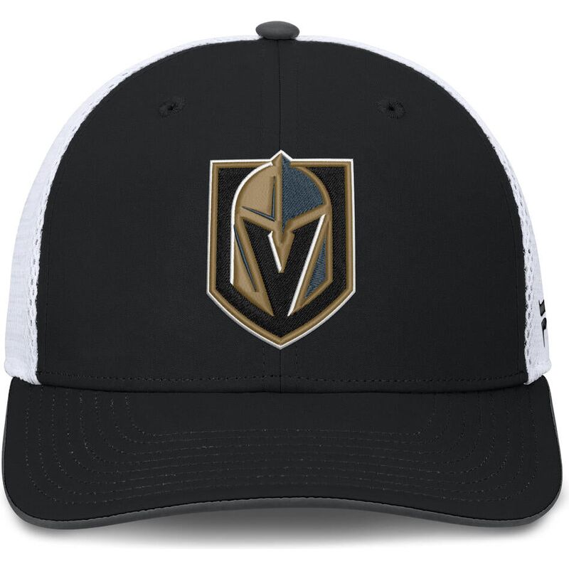 fanatics-structured-mid-crown-vegas-golden-knights-nhl-black-and-white-trucker-hat