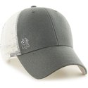 47-brand-small-logo-mlb-new-york-yankees-stone-grey-trucker-hat