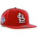 47-brand-flat-brim-side-logo-mlb-saint-louis-cardinals-smooth-red-snapback-cap