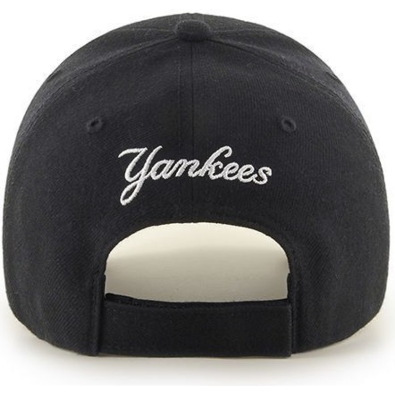 47-brand-curved-brim-small-logo-mlb-new-york-yankees-smooth-black-cap