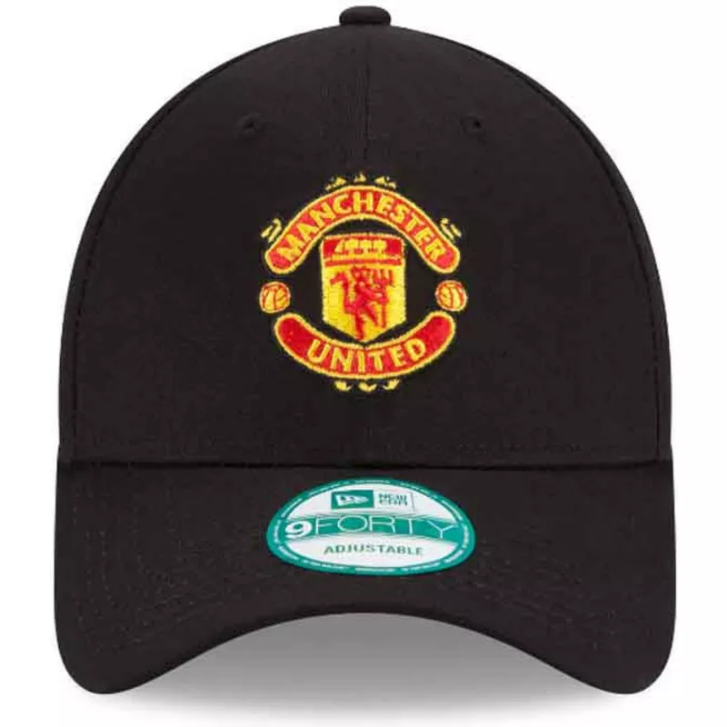 new-era-curved-brim-9forty-essential-manchester-united-football-club-black-adjustable-cap
