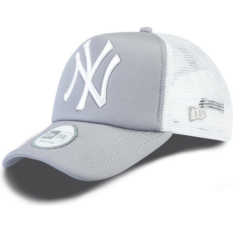 new-era-clean-a-frame-new-york-yankees-mlb-grey-trucker-hat
